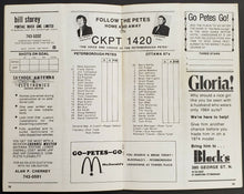Load image into Gallery viewer, 1973-74 OHA Peterborough Program Petes vs Ottawa 67's Hockey Vintage