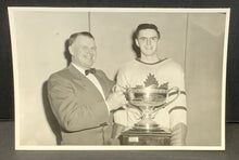 Load image into Gallery viewer, 1950's Type 1 Photo Toronto Marlboros President Harold Ballard Richardson Trophy