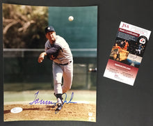 Load image into Gallery viewer, Tommy John Signed Photo New York Yankees MLB Baseball Team Issued Authentic JSA