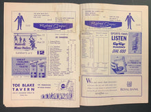 Load image into Gallery viewer, 1962 Montreal Forum NHL Hockey Program Canadiens vs Detroit Red Wings