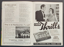 Load image into Gallery viewer, 1940 Maple Leaf Gardens OHA Senior A Playoffs Program Goodyears vs Port Colborne