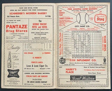Load image into Gallery viewer, 1955 Southern Association Double A Baseball Program Memphis Chicks vs Nashville