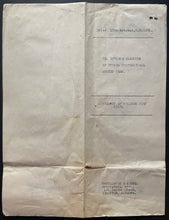 Load image into Gallery viewer, 1921-22 NHL Hockey Document Telegram Regarding Sprague Cleghorn Future HOFer