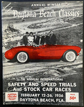 Load image into Gallery viewer, 1956 Vintage 7th Annual International NASCAR Daytona Beach Classics Program