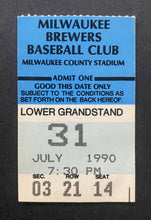 Load image into Gallery viewer, 1990 Vintage MLB Texas Rangers Nolan Ryan 300th Win Ticket Stub Card Certificate
