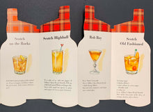 Load image into Gallery viewer, Vintage Gilbey's Whisky Advertisement 8 Page Fold Out w/ Scotch Drink Recipes