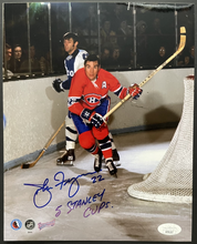 Load image into Gallery viewer, John Ferguson Autographed Montreal Canadiens Hockey Photo 5 Stanley Cups JSA