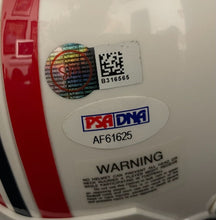 Load image into Gallery viewer, Andre Tippett Autographed New England Patriots Signed Football Mini Helmet PSA