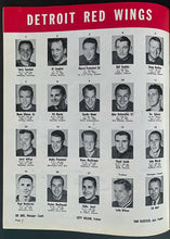 Load image into Gallery viewer, 1964 Detroit Olympia NHL Hockey Program + Ticket Red Wings vs Chicago Blackhawks