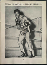 Load image into Gallery viewer, 1950 Heavyweight Championship Boxing Program + Ticket Joe Louis From Retirement