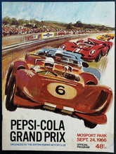 Load image into Gallery viewer, 1966 Vintage Pepsi-Cola Canadian Grand Prix MoSport Park Race Track