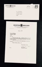 Load image into Gallery viewer, 1973 Milt Schmidt Signed Letter Boston Bruins + Envelope Vintage NHL Hockey