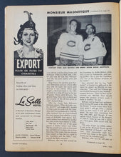 Load image into Gallery viewer, 1960 Hockey Pictorial Magazine Montreal Canadiens Jean Beliveau Front Cover NHL