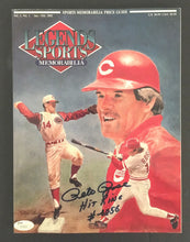Load image into Gallery viewer, 1992 Legends Sports Memorabilia Autographed Cover Pete Rose Baseball JSA