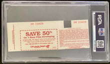Load image into Gallery viewer, 1995 MLB Baseball Baltimore Orioles Cal Ripken Signed Ticket Autographed PSA