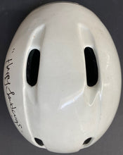 Load image into Gallery viewer, Evel Knievel Signed + Inscripted Bicycle Helmet JSA COA Celebrity Autographed