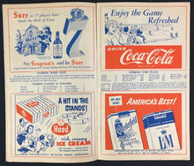 Load image into Gallery viewer, 1956 Fenway Park Baseball Program Boston Red Sox v Detroit Tigers Vintage MLB