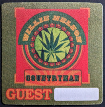 Load image into Gallery viewer, Willie Nelson Tour Silk All Access Backstage Pass Country Vintage Music LOA