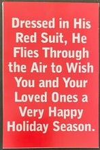 Load image into Gallery viewer, 1996 Toronto Raptors Basketball NBA Christmas Xmas Holiday Card Santa Suit Vtg