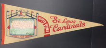 Load image into Gallery viewer, 1968 World Series St. Louis Cardinals MLB Baseball Team Photo Pennant