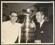 Load image into Gallery viewer, 1963 NHL Hockey Toronto Maple Leafs Stanley Cup Trophy John Maiola Photo