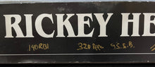 Load image into Gallery viewer, 1988 Rickey Henderson + Mookie Wilson Signed Event Name Plate Autographed JSA