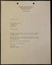 Load image into Gallery viewer, 1965 NHL Hockey Vintage Letter New York Rangers Madison Square Garden Letterhead