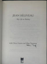 Load image into Gallery viewer, 1994 Jean Beliveau Autographed Hardcover Signed Book Montreal Canadiens NHL HOF