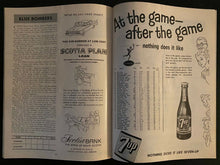 Load image into Gallery viewer, 1961 Vintage Football Program Grey Cup Winnipeg Blue Bombers Hamilton Tiger Cats