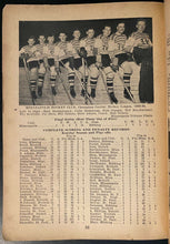 Load image into Gallery viewer, 1934-35 Vintage NHL Original Hockey Guide Rule Book Team Statistics Retro