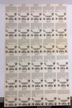 Load image into Gallery viewer, 1984 Red Rooster Team Set 2 Pages Edmonton Oilers NHL Hockey 4 Wayne Gretzky +