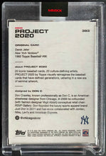 Load image into Gallery viewer, (2) Topps Project 2020 #219 Derek Jeter 1993 Card + 383 Seinfeld Art Don C