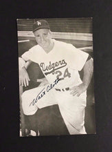 Load image into Gallery viewer, Walter Alston Autographed Signed Picture Postcard Los Angeles Dodgers Baseball