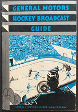 Load image into Gallery viewer, 1933-34 General Motors GM Hockey Broadcast Guide NHL Toronto Maple Leafs Maroons
