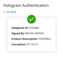 Load image into Gallery viewer, Archie Griffin Signed Ohio State Buckeyes Rawlings Football Fanatics NCAA