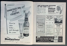 Load image into Gallery viewer, 1955 Chicago Stadium NHL Hockey Program Blackhawks Red Wings Gordie Howe