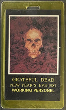 Load image into Gallery viewer, 1987 Grateful Dead - Working Personnel Pass New Years Eve iCert