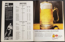 Load image into Gallery viewer, 1968 Madison Square Garden NHL Program New York Rangers vs Philadelphia Flyers