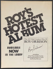Load image into Gallery viewer, 1977 Roy Orbison Signed Tour Program Vintage Rock & Roll Toronto Concert JSA