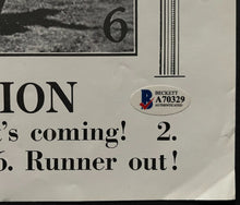 Load image into Gallery viewer, 1939 Joe DiMaggio Signed Poster MLB Baseball New York Yankees Autograph Beckett