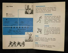 Load image into Gallery viewer, 1959 Shell Oil Canadian Pro College Football Handbook Pocket Sked Game Schedule