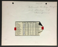 Load image into Gallery viewer, 1949-50 Detroit Red Wings NHL Stanley Cup Champions Team Photo Gordie Howe