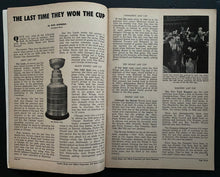 Load image into Gallery viewer, 1962-63 NHL Hockey Toronto Maple Leafs Stanley Cup Clincher Game Program