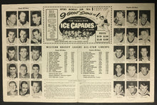 Load image into Gallery viewer, 1960 WHL All Star Game Program Western Hockey League Edmonton Gardens Vtg