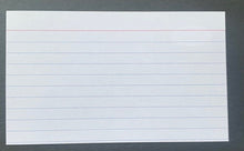 Load image into Gallery viewer, Signed NHL Ted Lindsay Autographed Index Card Detroit Red Wings Blackhawks JSA