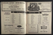 Load image into Gallery viewer, 1949 Chicago Stadium Hockey Program New York Rangers vs Chicago Blackhawks NHL