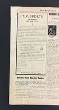 Load image into Gallery viewer, 1950 The Knockout Official Fite Program Billy Varga Leo Garibaldi