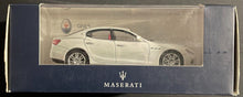 Load image into Gallery viewer, Maserati Ghibli Bianco Alpine 1:43 Diecast Scale Model Car Dealership Promo