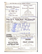 Load image into Gallery viewer, 1950 Pony League Baseball Program MLB All Stars Signed by 9 Autographed Coleman+