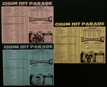 Load image into Gallery viewer, 1964 Full Set 52 Chum Charts Rock N' Roll History Vintage Radio Survey Music